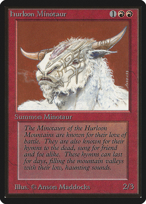 Hurloon Minotaur [Limited Edition Beta] | Gam3 Escape