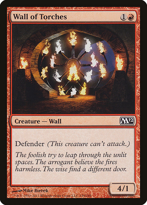 Wall of Torches [Magic 2012] | Gam3 Escape