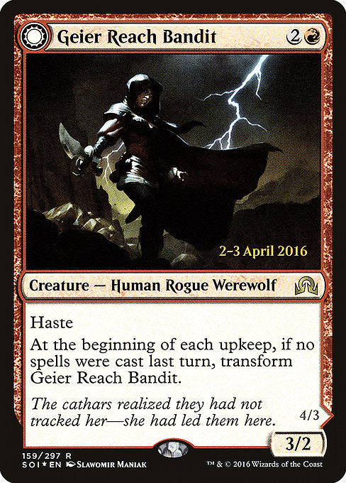 Geier Reach Bandit // Vildin-Pack Alpha [Shadows over Innistrad Promos] | Gam3 Escape