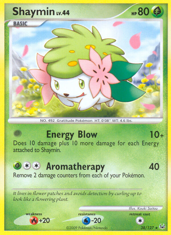 Shaymin (38/127) (Theme Deck Exclusive) [Platinum: Base Set] | Gam3 Escape