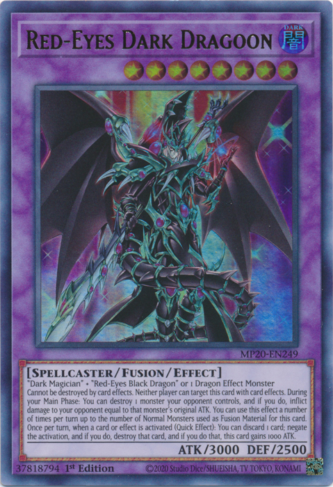 Red-Eyes Dark Dragoon [MP20-EN249] Ultra Rare | Gam3 Escape