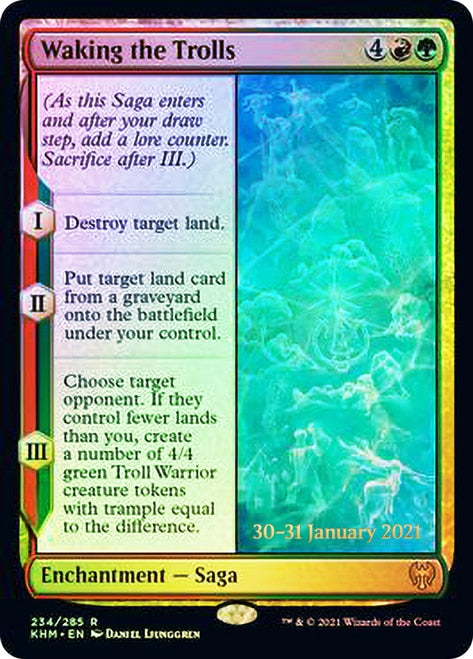 Waking the Trolls [Kaldheim Prerelease Promos] | Gam3 Escape