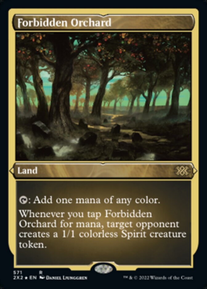 Forbidden Orchard (Foil Etched) [Double Masters 2022] | Gam3 Escape