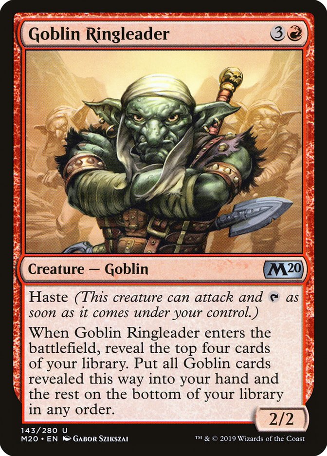 Goblin Ringleader [Core Set 2020] | Gam3 Escape