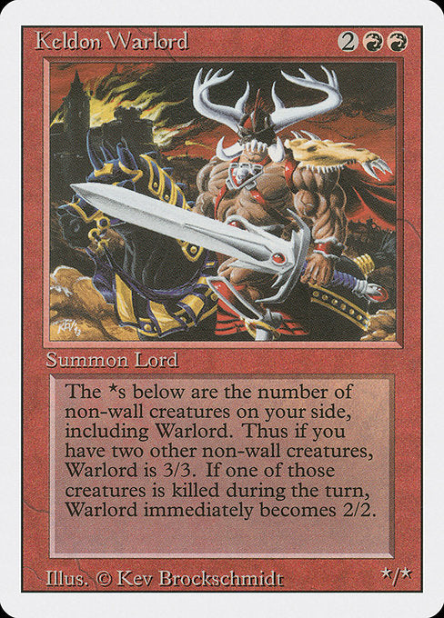 Keldon Warlord [Revised Edition] | Gam3 Escape