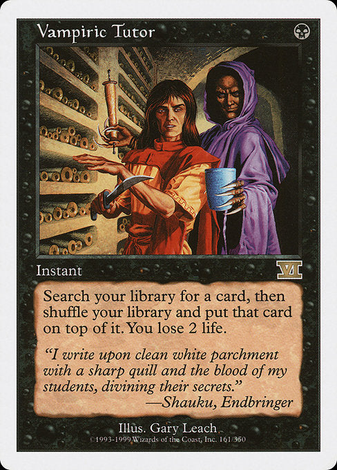 Vampiric Tutor [Classic Sixth Edition] | Gam3 Escape