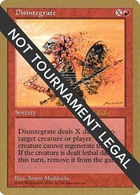 Disintegrate - 1997 Janosch Kuhn (5ED) [World Championship Decks] | Gam3 Escape