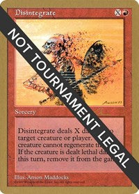Disintegrate - 1997 Paul McCabe (5ED) [World Championship Decks] | Gam3 Escape