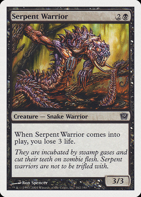 Serpent Warrior [Ninth Edition] | Gam3 Escape