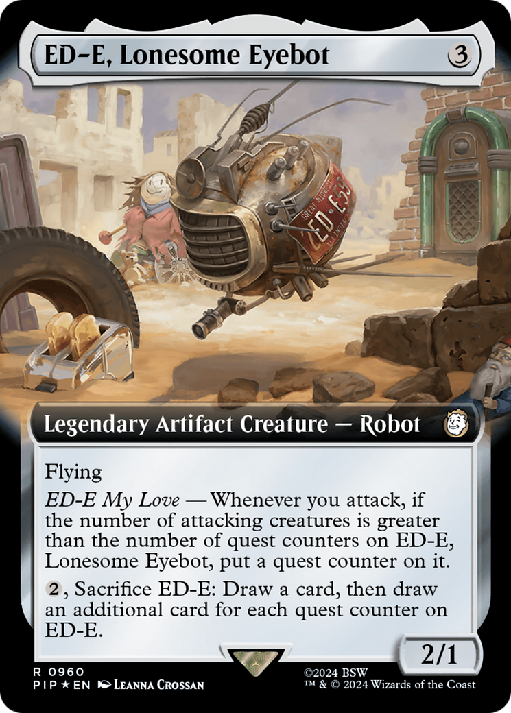 ED-E, Lonesome Eyebot (Extended Art) (Surge Foil) [Fallout] | Gam3 Escape