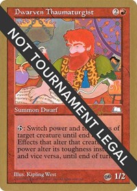 Dwarven Thaumaturgist - 1998 Ben Rubin (WTH) (SB) [World Championship Decks 1998] | Gam3 Escape