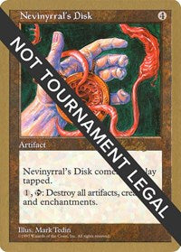 Nevinyrral's Disk - 1998 Randy Buehler (5ED) [World Championship Decks 1998] | Gam3 Escape