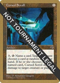 Cursed Scroll - 1999 Jakub Slemr (TMP) [World Championship Decks] | Gam3 Escape