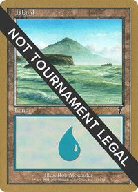 Island (333) - 2001 Alex Borteh (7ED) [World Championship Decks] | Gam3 Escape