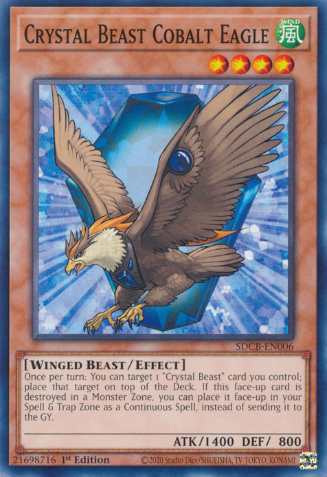 Crystal Beast Cobalt Eagle [SDCB-EN006] Common | Gam3 Escape