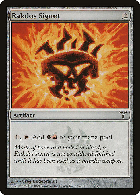 Rakdos Signet [Dissension] | Gam3 Escape