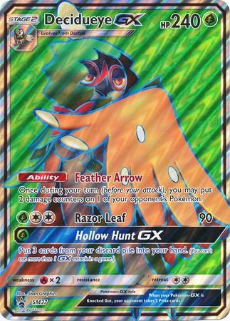 Decidueye GX (SM37) (Jumbo Card) [Sun & Moon: Black Star Promos] | Gam3 Escape