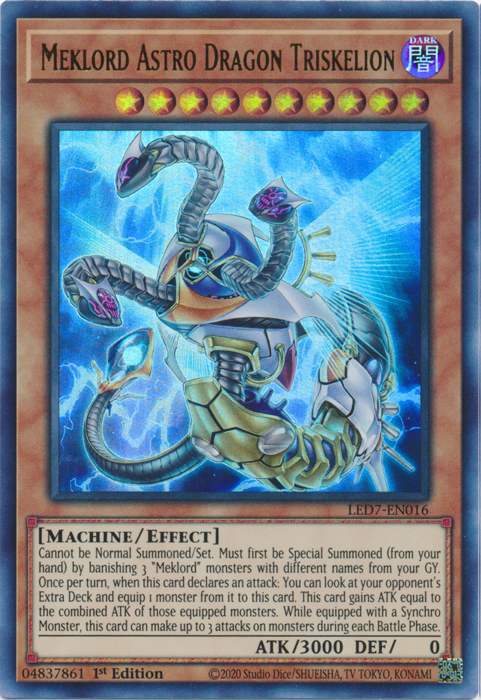 Meklord Astro Dragon Triskelion [LED7-EN016] Ultra Rare | Gam3 Escape