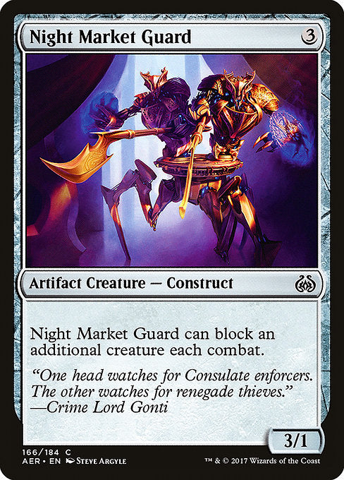 Night Market Guard [Aether Revolt] | Gam3 Escape