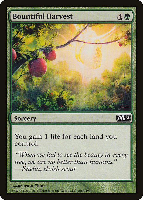 Bountiful Harvest [Magic 2012] | Gam3 Escape