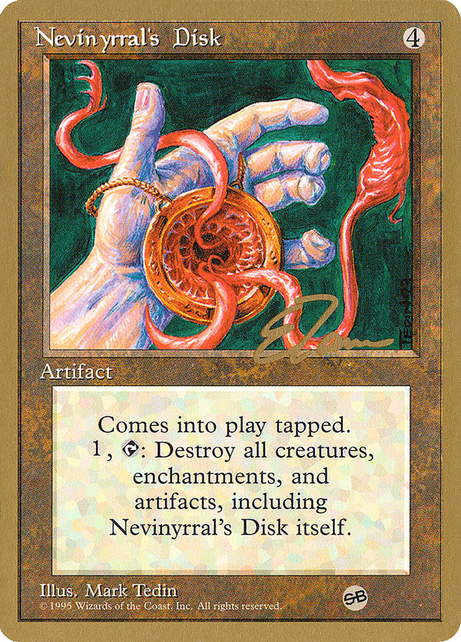 Nevinyrral's Disk (Eric Tam) (SB) [Pro Tour Collector Set] | Gam3 Escape