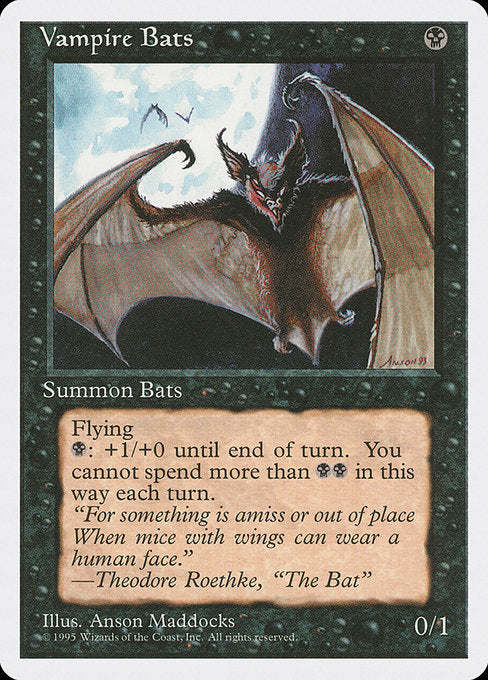 Vampire Bats [Fourth Edition] | Gam3 Escape