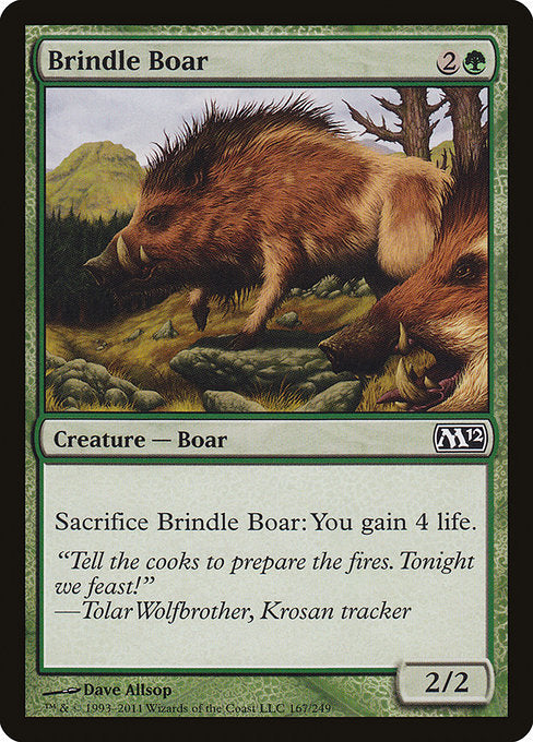 Brindle Boar [Magic 2012] | Gam3 Escape