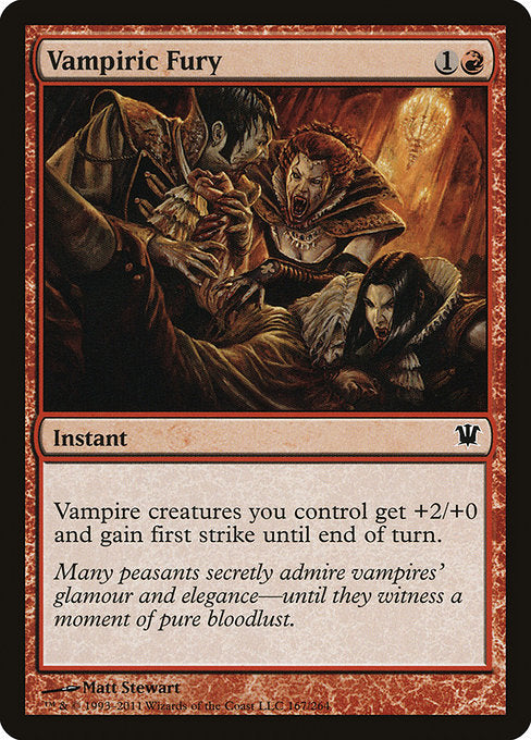 Vampiric Fury [Innistrad] | Gam3 Escape