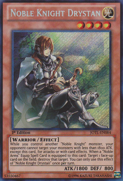 Noble Knight Drystan [JOTL-EN084] Secret Rare | Gam3 Escape