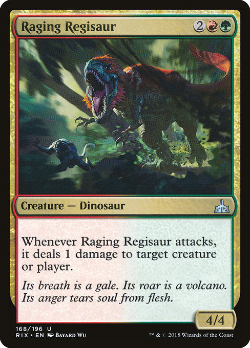 Raging Regisaur [Rivals of Ixalan] | Gam3 Escape