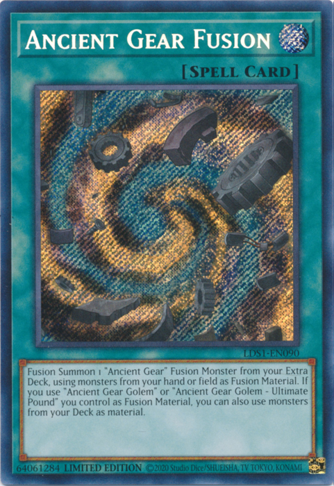 Ancient Gear Fusion [LDS1-EN090] Secret Rare | Gam3 Escape