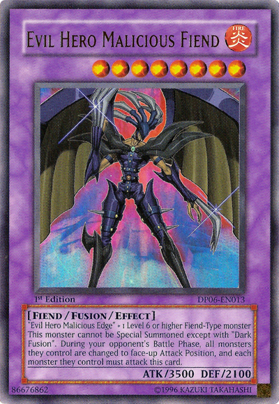 Evil Hero Malicious Fiend [DP06-EN013] Ultra Rare | Gam3 Escape