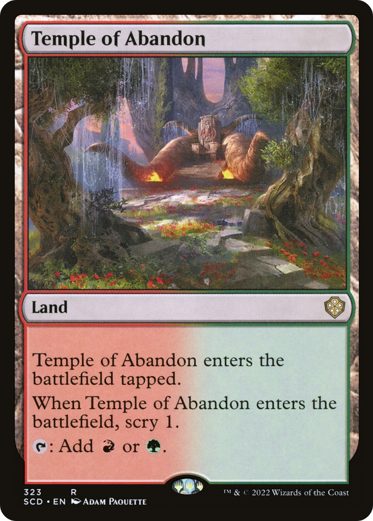 Temple of Abandon [Starter Commander Decks] | Gam3 Escape