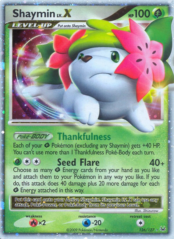 Shaymin LV.X (126/127) [Platinum: Base Set] | Gam3 Escape