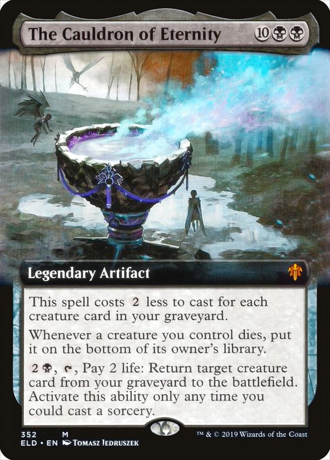 The Cauldron of Eternity (Extended Art) [Throne of Eldraine] | Gam3 Escape