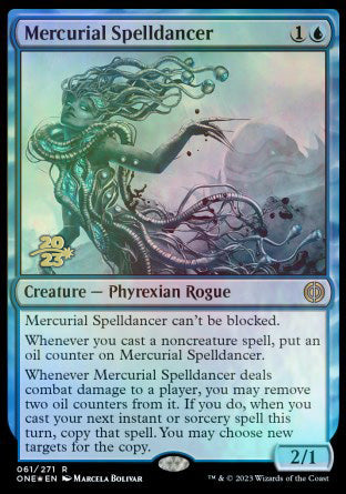 Mercurial Spelldancer [Phyrexia: All Will Be One Prerelease Promos] | Gam3 Escape