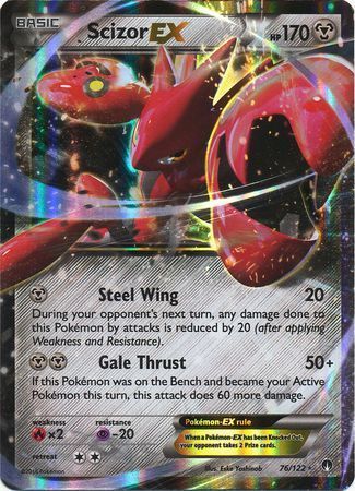 Scizor EX (76/122) (Jumbo Card) [XY: BREAKpoint] | Gam3 Escape