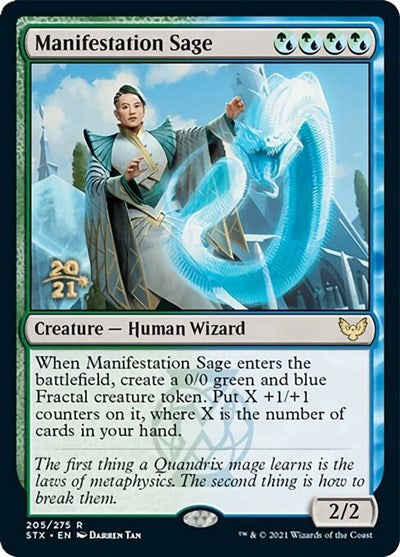 Manifestation Sage [Strixhaven: School of Mages Prerelease Promos] | Gam3 Escape