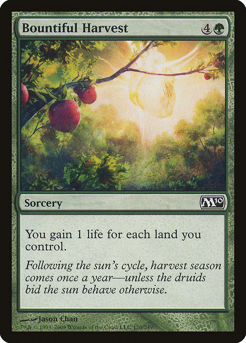 Bountiful Harvest [Magic 2010] | Gam3 Escape