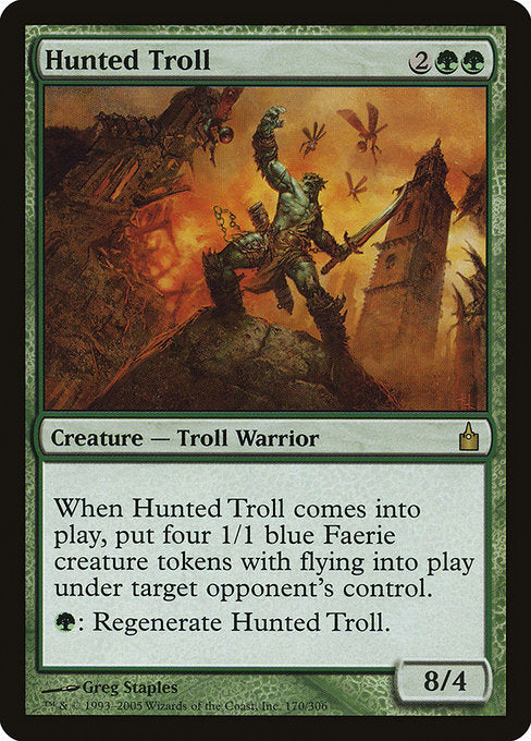 Hunted Troll [Ravnica: City of Guilds] | Gam3 Escape