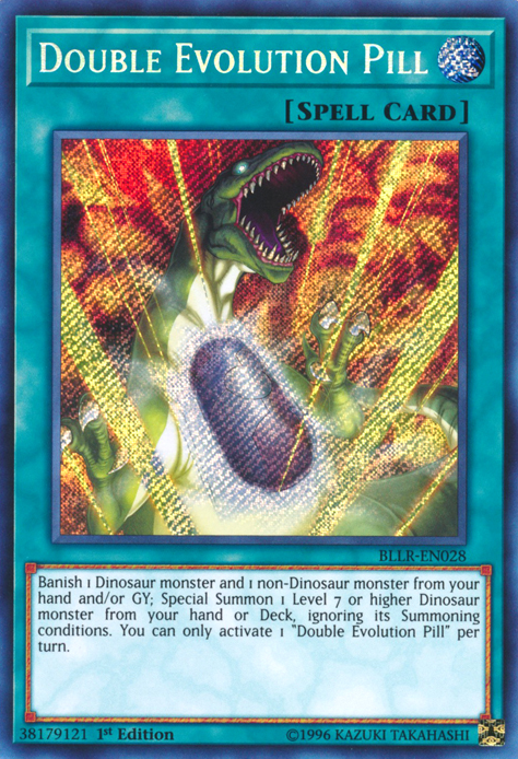 Double Evolution Pill [BLLR-EN028] Secret Rare | Gam3 Escape