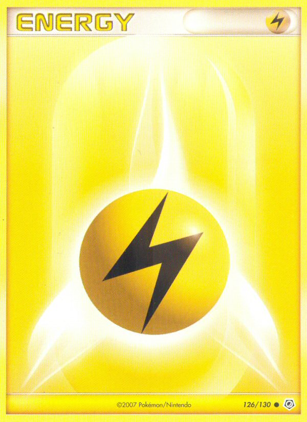 Lightning Energy (126/130) [Diamond & Pearl: Base Set] | Gam3 Escape