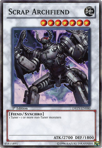 Scrap Archfiend [DREV-EN000] Super Rare | Gam3 Escape