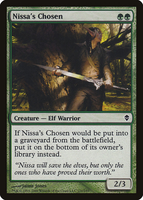 Nissa's Chosen [Zendikar] | Gam3 Escape