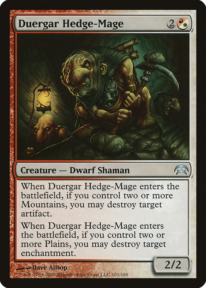 Duergar Hedge-Mage [Planechase] | Gam3 Escape