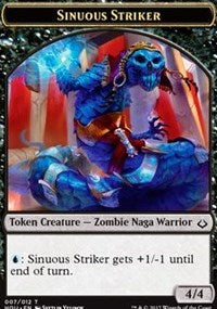 Sinuous Striker // Zombie Double-sided Token [Hour of Devastation Tokens] | Gam3 Escape