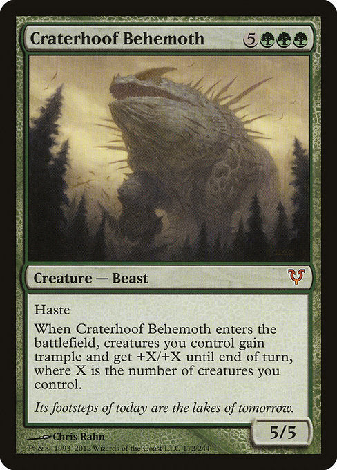 Craterhoof Behemoth [Avacyn Restored] | Gam3 Escape