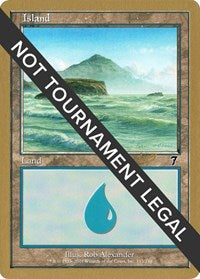 Island (333) - 2002 Raphael Levy (7ED) [World Championship Decks] | Gam3 Escape