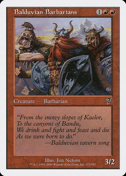 Balduvian Barbarians [Seventh Edition] | Gam3 Escape