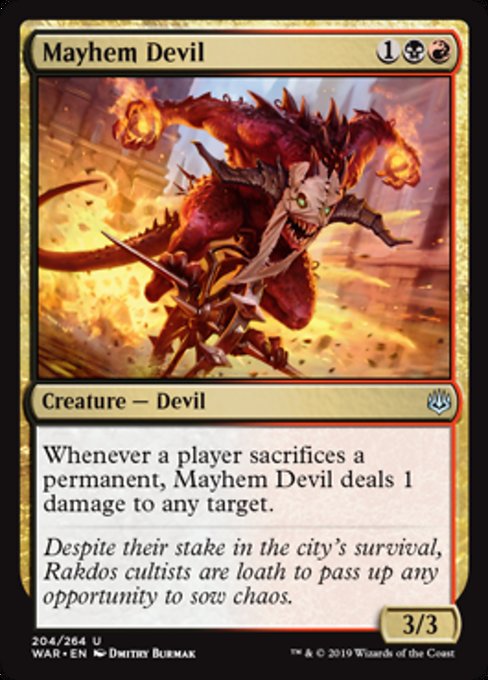 Mayhem Devil [War of the Spark] | Gam3 Escape